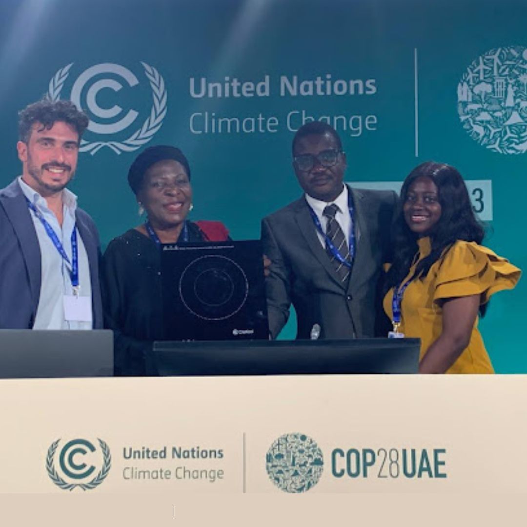 Asaase Yaa representatives at the UN Climate Change conference, COP28 in the UAE